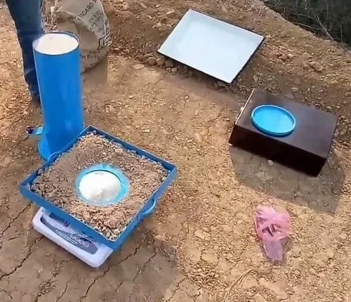 Control de compactación con cono de arena en Concepción